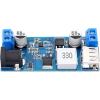 imageDROK DC Buck Converter 12V to 5V Step Down Converter Voltage Regulator 9V36V to 5V 356A Pack of 2 BlueBlue2pcs