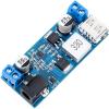 imageDROK DC Buck Converter 12V to 5V Step Down Converter Voltage Regulator 9V36V to 5V 356A Pack of 2 BlueBlue2pcs