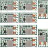 imageDROK DC Buck Converter 6pcs Mini Voltage Regulator DC 4520V 12V 9V Step Down to 5V Reducer Board 3A 10W Fixed Adjustable Volt Output StepDown Transformer Power Supply Stabilizer Module10pcs 4524V to 5V