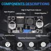 imageDROK DC Buck Converter Adjustable DC Voltage Regulator Adjustable 4540V to 12537V 36V 24V 12V 9V 5V 3V Variable Voltage Stabilizer Power Supply Volt Reducer Step Down TransformerBlack