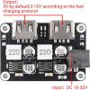 imageDROK DC to 5V USB Buck Converter Dual USB Port Fast Charger Board Auto Power Supply Adapter 1032V 12V 24V to 5V 9V Voltage Step Down Regulator Car Volt Transformer12V to 5V Buck