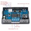 imageDROK Delay Relay Module DC 630V Timer Relay 12V 24V 001s9999min 50mA Digital Timer Cycle Delay Switch Module AC 220V Power OnOff Controller with LCD Display Switch Button Case10APack of 2