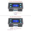 imageDROK Delay Relay Module DC 630V Timer Relay 12V 24V 001s9999min 50mA Digital Timer Cycle Delay Switch Module AC 220V Power OnOff Controller with LCD Display Switch Button Case10A