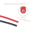 imageDROK Jumper Wires with Alligator Clips Electrical  10pcs 45mm Large Pure Copper 196 inches50cm Test Leads with Alligator Clips for Multimeter Electrical TestingTest Probes  Leads