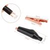 imageDROK Jumper Wires with Alligator Clips Electrical  10pcs 45mm Large Pure Copper 196 inches50cm Test Leads with Alligator Clips for Multimeter Electrical TestingTest Probes  Leads