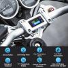 imageDROK RV Battery Monitor 12V  Golf Cart Battery Meter 10100V Digital Voltmeter Temperature Gauge for Car Marine DIY ProjectBlack