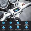 imageDROK RV Battery Monitor 12V  Golf Cart Battery Meter 10100V Digital Voltmeter Temperature Gauge for Car Marine DIY ProjectBlack