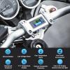 imageDROK RV Battery Monitor 12V  Golf Cart Battery Meter 10100V Digital Voltmeter Temperature Gauge for Car Marine DIY ProjectGrey