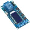 imageDROK Timer Relay  5V12V24V Time Delay Relay Switch DelayOff Cycle Timer 001s9999mins with LCD Display Support Micro USB 5V Power SupplyBlue