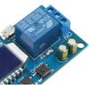 imageDROK Timer Relay  5V12V24V Time Delay Relay Switch DelayOff Cycle Timer 001s9999mins with LCD Display Support Micro USB 5V Power SupplyBlue