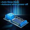 imageDROK Timer Relay  5V12V24V Time Delay Relay Switch DelayOff Cycle Timer 001s9999mins with LCD Display Support Micro USB 5V Power SupplyBlue