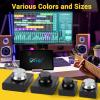 imageDROK USB Volume Knob Small PC Computer Speaker Volume Control Audio External USB Volume Control Knob with 1Key Mute Function Support Win7 8 10 XP Mac Vista Android Black and SilverSilver