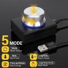 imageDROK USB Volume Knob Small PC Computer Speaker Volume Control Audio External USB Volume Control Knob with 1Key Mute Function Support Win7 8 10 XP Mac Vista Android Black and SilverSilver