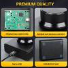 imageDROK USB Volume Knob Small PC Computer Speaker Volume Control Audio External USB Volume Control Knob with 1Key Mute Function Support Win7 8 10 XP Mac Vista Android Black and SilverBlack