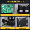 imageDROK USB Volume Knob Small PC Computer Speaker Volume Control Audio External USB Volume Control Knob with 1Key Mute Function Support Win7 8 10 XP Mac Vista Android Black and SilverBlack