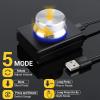 imageDROK USB Volume Knob Small PC Computer Speaker Volume Control Audio External USB Volume Control Knob with 1Key Mute Function Support Win7 8 10 XP Mac Vista Android Black and SilverSilver