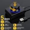 imageDROK USB Volume Knob Small PC Computer Speaker Volume Control Audio External USB Volume Control Knob with 1Key Mute Function Support Win7 8 10 XP Mac Vista Android Black and SilverBlack