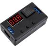 imageDROK 12V Timer Relay LED Display 4Mode OnOff Automotive Time Delay Relay Electric Delay Timer Switch 01s to 999min1pcs