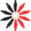 imageDROK 20pcs Insulated Alligator Clips Electrical Large  177 inch45mm 10A Pure Copper Alligator Clips for Multimeter1435mm