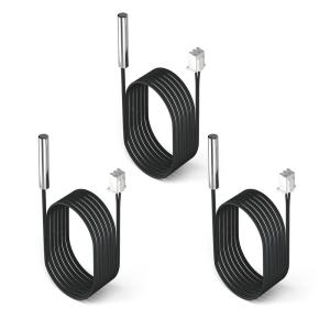 imageDROK 10K Temperature Sensor Probe 5pcs 1 Meter Waterproof Temp Sensor Probe Stainless Steel 3950 NTC Temp Sensor Probe Digital Temperature Transmitter Extension Cable1Meter328ft