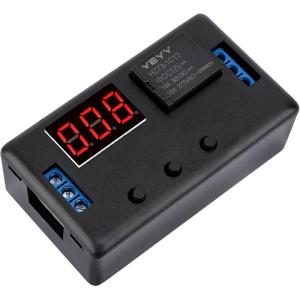 imageDROK 12V Timer Relay LED Display 4Mode OnOff Automotive Time Delay Relay Electric Delay Timer Switch 01s to 999min1pcs
