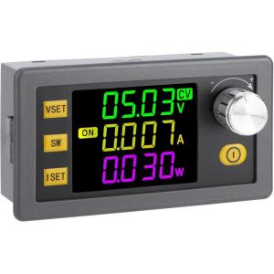 imageDROK Buck Boost Converter DC 636V to 0636V Adjustable Voltage Regulator 5A 80W Step Up Step Down Converter LCD Display Power Supply for Solar Panel RV120W