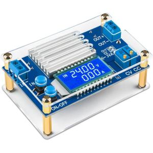 imageDROK DC Buck Converter 53V32V to 12V32V 12A Adjustable Power Supply 5v 9v 12v 24V 30V 32V Step Down Voltage Regulator with LCD Display Volt Transformer Reducer CC CV for RV Solar Panel Golf CartBuck 5332V to 1232V 12A