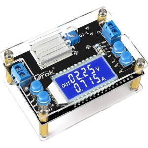 imageDROK DC Buck Converter 53V32V to 12V32V 12A Adjustable Power Supply 5v 9v 12v 24V 30V 32V Step Down Voltage Regulator with LCD Display Volt Transformer Reducer CC CV for RV Solar Panel Golf CartBuck 6536V to 12V32V 45A
