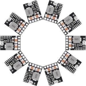 imageDROK DC Buck Converter 6pcs Mini Voltage Regulator DC 4520V 12V 9V Step Down to 5V Reducer Board 3A 10W Fixed Adjustable Volt Output StepDown Transformer Power Supply Stabilizer Module10pcs 4520V to 5V