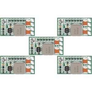 imageDROK DC Buck Converter 6pcs Mini Voltage Regulator DC 4520V 12V 9V Step Down to 5V Reducer Board 3A 10W Fixed Adjustable Volt Output StepDown Transformer Power Supply Stabilizer Module5pcs 4524V to 5V