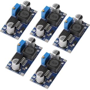 imageDROK DC Buck Converter Adjustable DC Voltage Regulator Adjustable 4540V to 12537V 36V 24V 12V 9V 5V 3V Variable Voltage Stabilizer Power Supply Volt Reducer Step Down TransformerBlue
