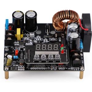 imageDROK DC Buck Converter DC to DC Step Down Power Supply Module 10V65V to 060V 012A Adjustable Voltage Regulator Transformer Board with LED Display for Volt Reducer65V to 12V 12A