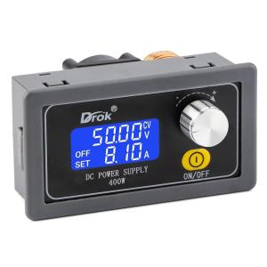 imageDROK DC Buck Converter Stepdown Voltage Regulator 655V to 050V 8A 400W 6V 12V 24V 36V 48V Constant Voltage and Constant Current Buck Module DC Regulated Power Supply