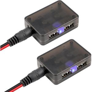 imageDROK DC to 5V USB Buck Converter Dual USB Port Fast Charger Board Auto Power Supply Adapter 1032V 12V 24V to 5V 9V Voltage Step Down Regulator Car Volt Transformer12V to 5V Buck 2pcs