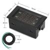 imageDROK Volt Amp Meter AC 500V 200A Digital Voltmeter Ammeter Panel 039 Inches LED 2in1 Multimeter 2Wire Voltage Amperage Tester Gauge with Current TransformerAC 500V 200A 2Pack