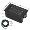 imageDROK Volt Amp Meter AC 500V 200A Digital Voltmeter Ammeter Panel 039 Inches LED 2in1 Multimeter 2Wire Voltage Amperage Tester Gauge with Current TransformerAC 500V 200A