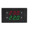 imageDROK Volt Amp Meter AC 500V 200A Digital Voltmeter Ammeter Panel 039 Inches LED 2in1 Multimeter 2Wire Voltage Amperage Tester Gauge with Current TransformerAC 500V 100A