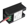 imageDROK Volt Amp Meter AC 500V 200A Digital Voltmeter Ammeter Panel 039 Inches LED 2in1 Multimeter 2Wire Voltage Amperage Tester Gauge with Current TransformerDC 100V 50A