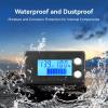 imageDROK Waterproof Battery Monitor 8100V Volt Meter Battery Capacity Tester LCD Display with Green Backlight Fit for Car Golf Cart RV MarineBlue