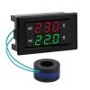 imageDROK Volt Amp Meter AC 500V 200A Digital Voltmeter Ammeter Panel 039 Inches LED 2in1 Multimeter 2Wire Voltage Amperage Tester Gauge with Current TransformerAC 500V 100A