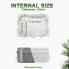 imageDROK Electrical Junction Box  Reinforced ABS Small Plastic Shockproof IP65 Waterproof Storage Box with 2 M25 Cable Glands 591x433x276 inch150x110x70mmWhite